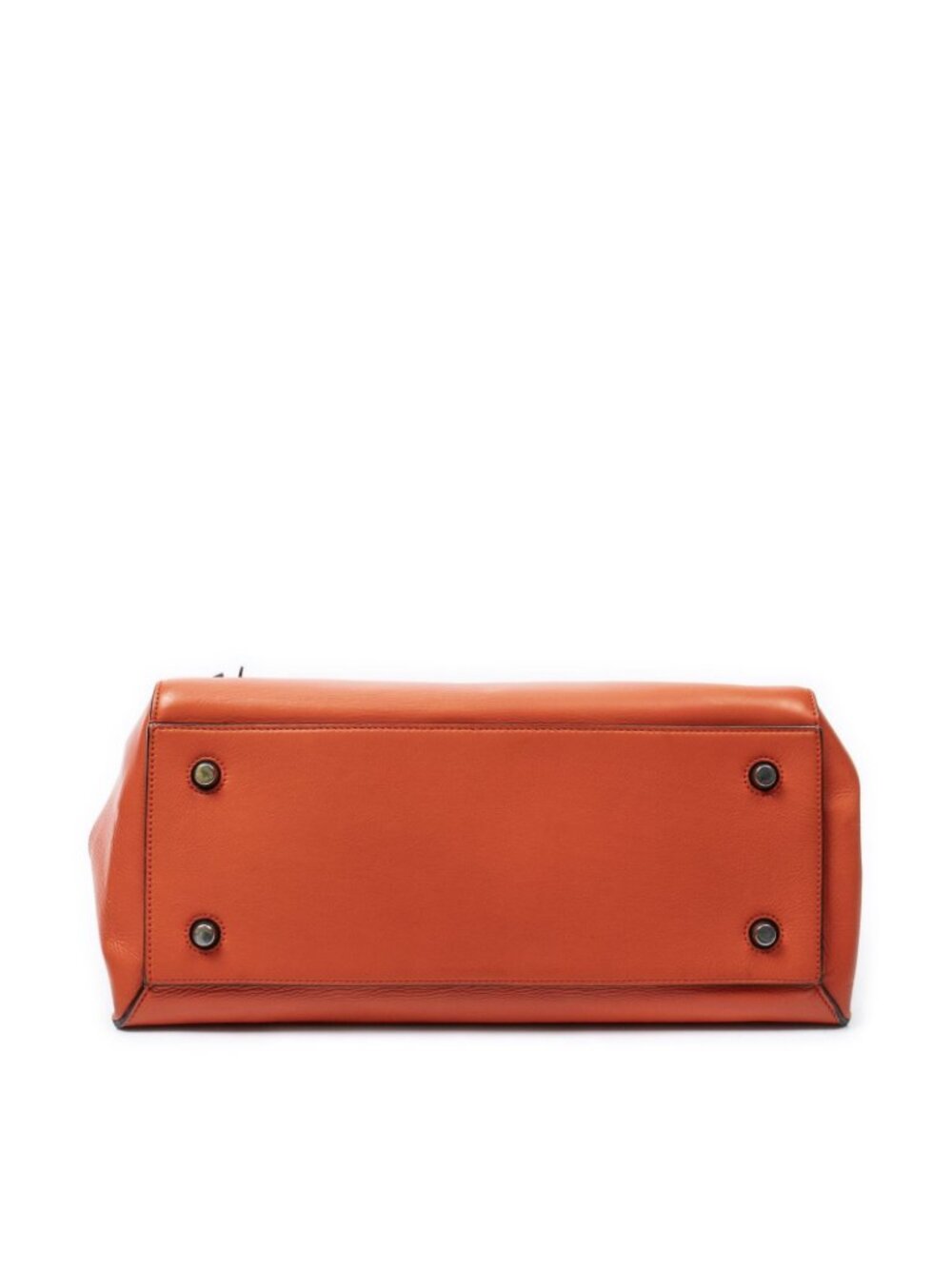 ★SOLD★ Celine Edge Bag Orange Calfskin Leather - Picture 6 of 10